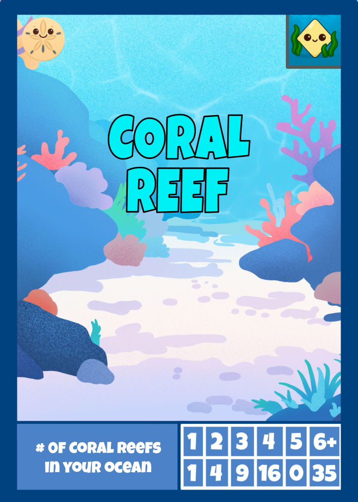 A Coral Reef ocean card